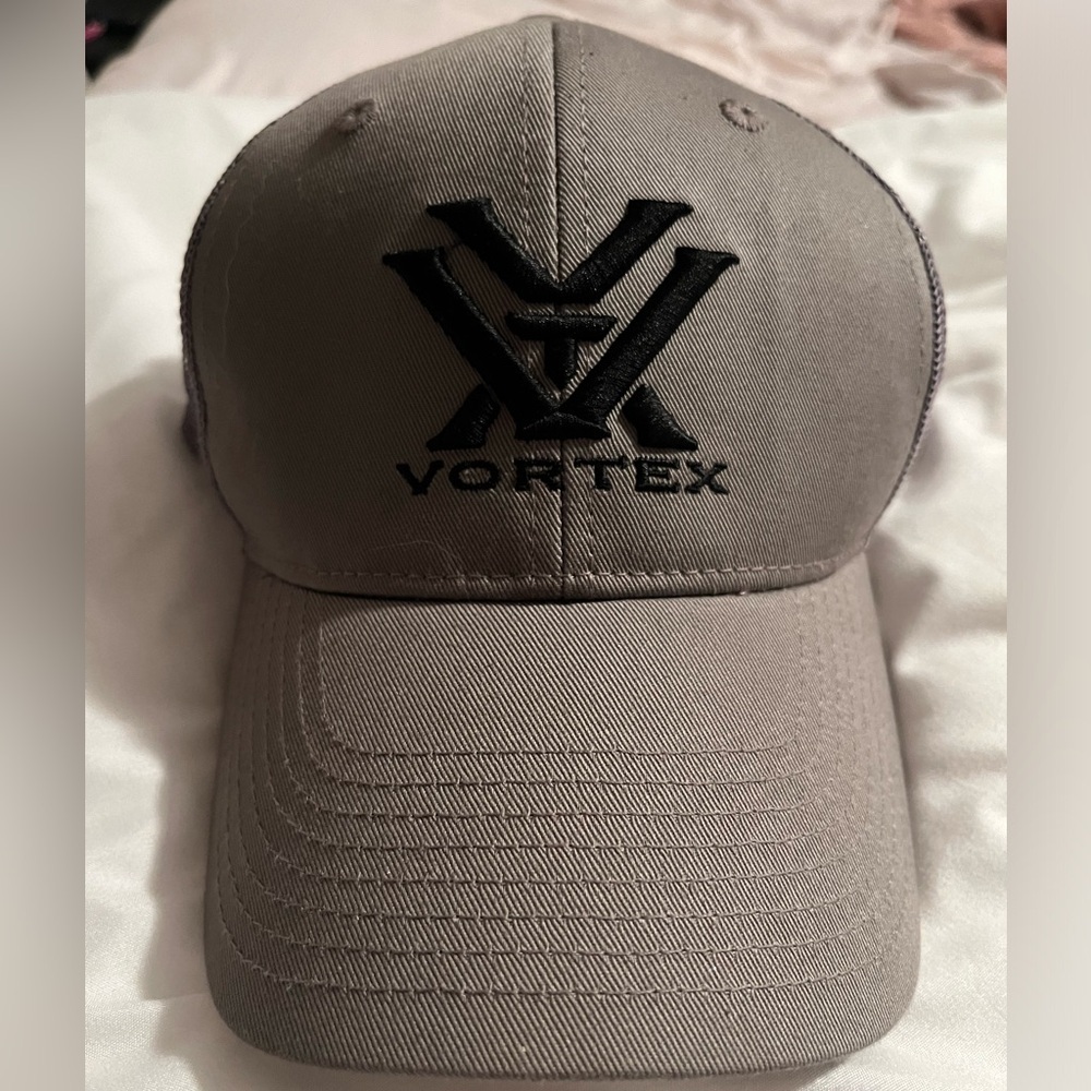 Vortex Logo Cap Snapback with Gray Mesh Back - Picture 2 of 11